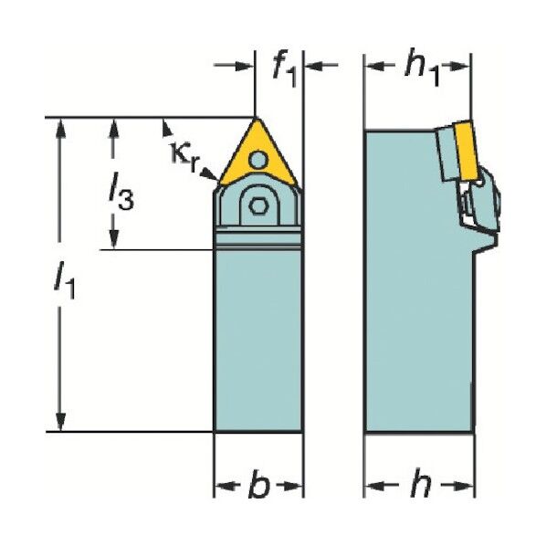 T-Max P ネガチップ用シャンクバイト MTENN 1