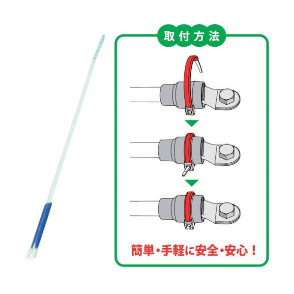 ＪＡＰＰＹ　サーモタイ　発熱監視用タイ　可逆タイプ　Ｓサイズ　青 MTT-S-BLU 30本