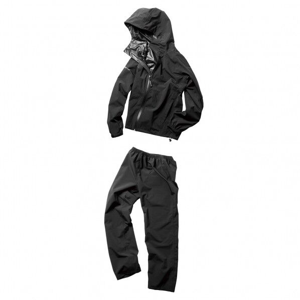 フレックスフィットレインスーツ ブラックS