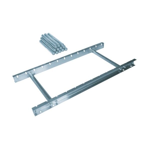 MUS38型スロットインステンレスローラーコンベヤ 脱着式