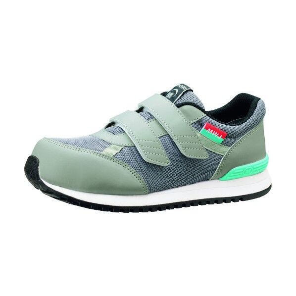 ワーク女子力 先芯入スニーカー MWJ-115 グレイ 24.0cm MWJ-115-GY-24.0 1足