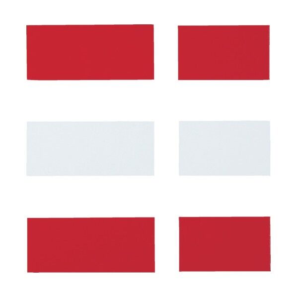 マグネットダブルカラーシート赤・白