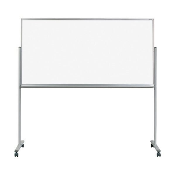 ホワイトボード MAJIシリーズ (片面脚付) 無地(スチールホワイト)