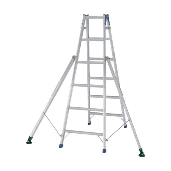 長尺専用脚立 アウトリガー付