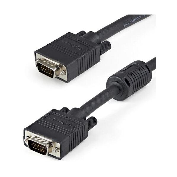 VGAケーブル/3m/1920x1200/高解像度/D-sub15ピン/オス-オス/ブラック/ディスプレイケーブル MXTMMHQ3M 1本