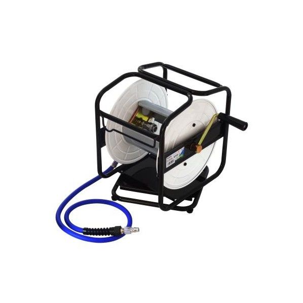 回転台付エアホース用リール