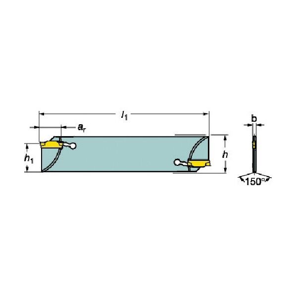 コロカット1・2 突切りブレード(ダブルエンドタイプ) N123F55-25A2 1