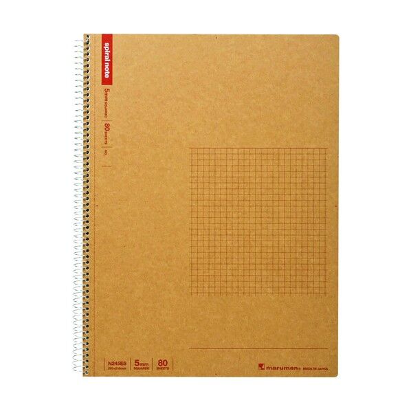 スパイラルノート ベーシック 方眼罫