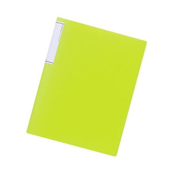 クリヤーブック(スリムタイプ) 黄緑 238×306mm N7110-6 1点