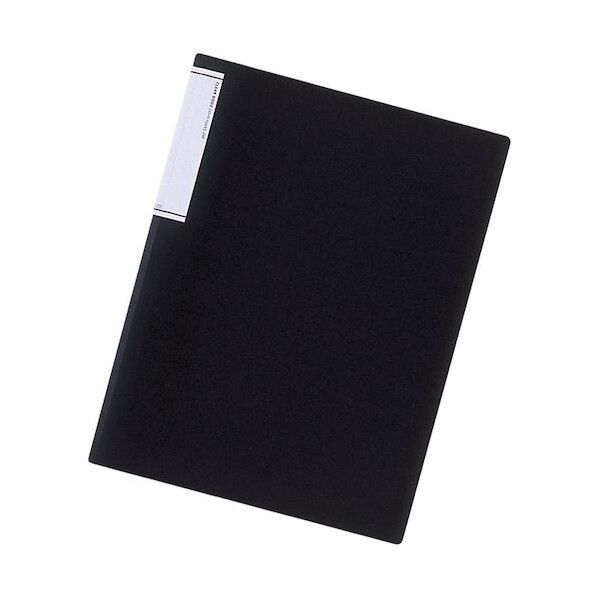 クリヤーブック(スリムタイプ) 20P 黒 A4 N7111-24 1点