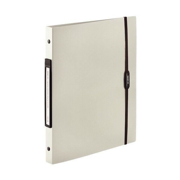 LIHIT LAB. SMART FIT 2タイプポケットクリヤーブック交換式 260×25×314mm ベージュ N7520-16 1点