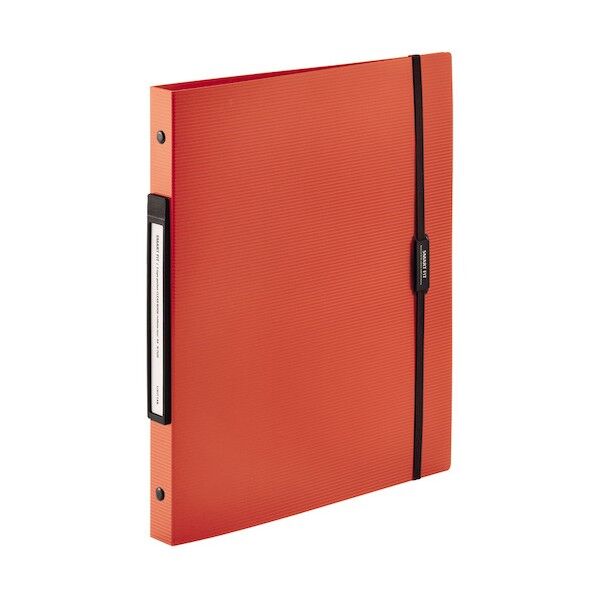 SMART FIT 2タイプポケットクリヤーブック交換式 オレンジ 260×25×314mm N7520-4 1点