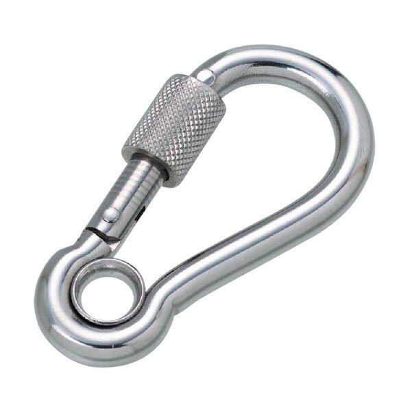 ステンレス 環付スナップフックNA型(リング付) 線径5mm長さ53mm NA-5 1点