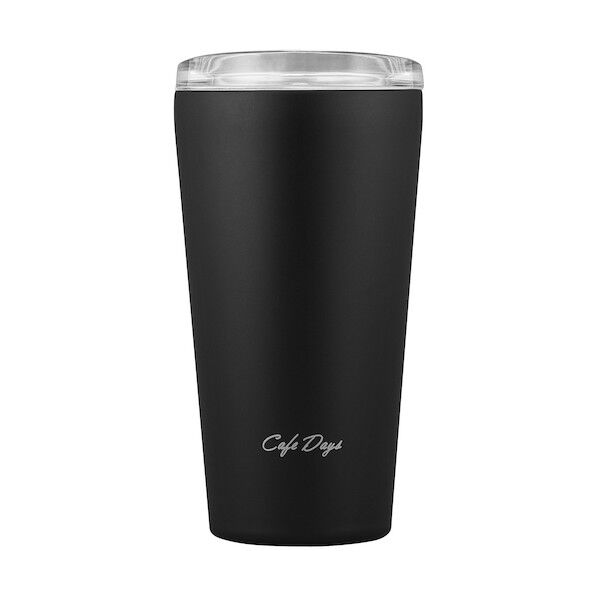 Café days ふた付きタンブラー スリムタイプ ブラック NCD-L350 1個
