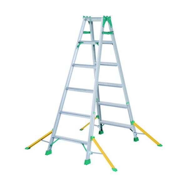 アウトリガー付きはしご兼用脚立