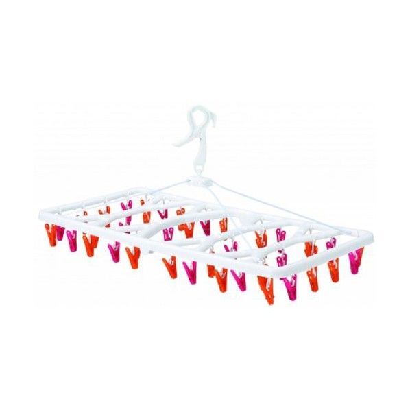 ピンチハンガー ランドリーハンガー40ピンチ ピンク＆オレンジ 1