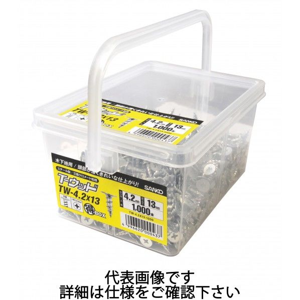 T-ウッド TWタイプ まる得BOX 呼び径5 首下長51mm 平頭 1箱(260本入) TW-5X51-260 260本