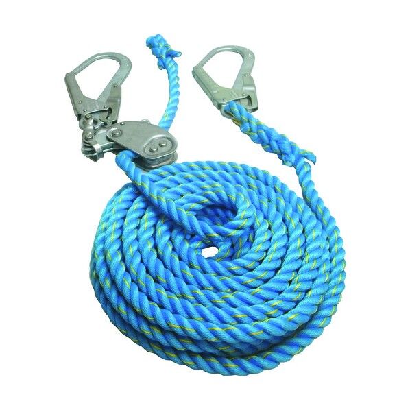 青色ニューテテトロン水平親綱 (片側緊張器付)