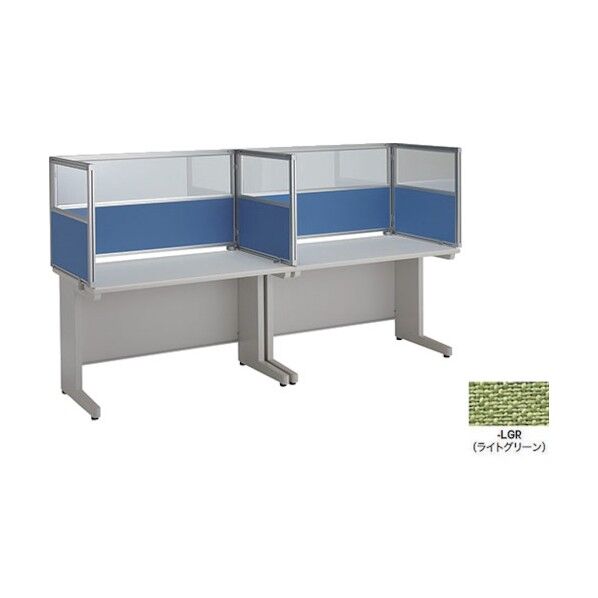 飛沫対策パネル(コンビタイプ) NE16PCB-LGR 1点