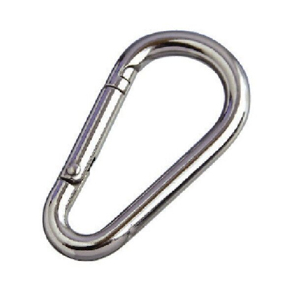 ステンレス ナス型カラビナ(環なし)