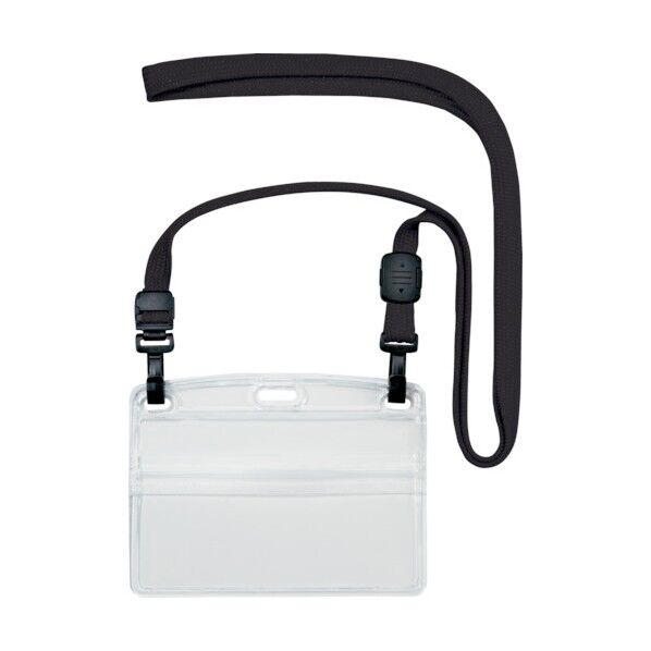 吊り下げ名札 ダブルフック式 名刺サイズ(ソフトタイプ)