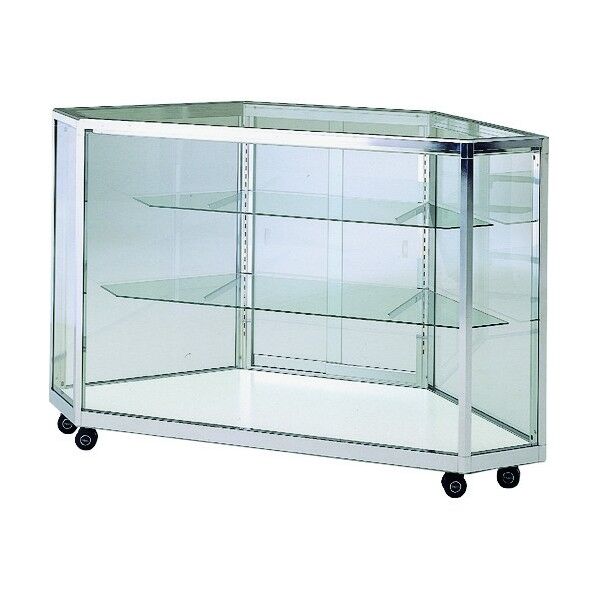 エクシード コーナー平ケースNK クロームメッキ プッシュ錠付 NK-60-C-P 1台