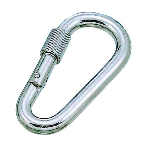 ステンレス ナス型カラビナ 線径4mm長さ45mm NK-4 1点