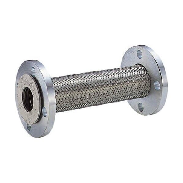 非溶接フランジ式フレキシブルホース/防振ジョイント フランジ(ALLSUS304) NK-6300/10K-SUS304-100A-500L 1本