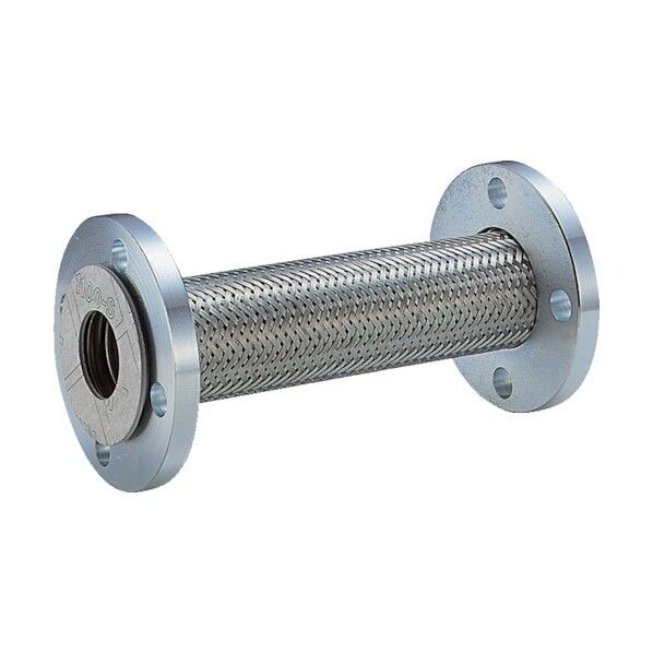 非溶接フランジ式フレキシブルホース/防振ジョイント フランジ(ALLSUS304) NK-6300/10K-SUS304-32A-500L 1本