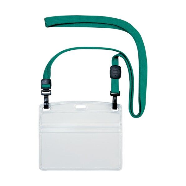 吊り下げ名札ダブルフック式ヨコ特大１０枚緑 176 x 160 x 50 mm NL-3-GN 10枚