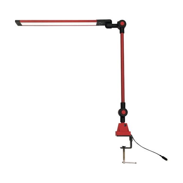 クランプ固定式LED面発光型ライト 14W AC100V 本体色(赤) NLUD10BT-AC(R) 1台