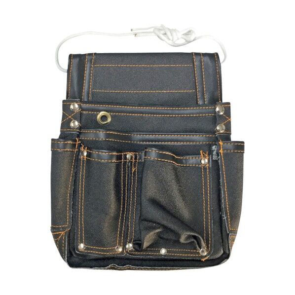 B-STAFF マチ付釘袋S型(エバー革仕様) NO.101B 1点