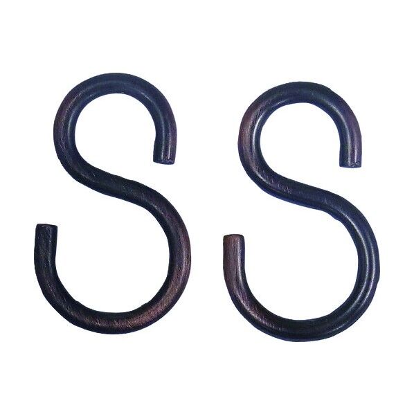 アンティーク銅ブロンズ Sフック ISH23X2個 NO.1011 1点