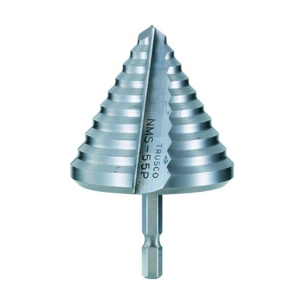 六角軸樹脂用ステップドリル2枚刃45~55mm