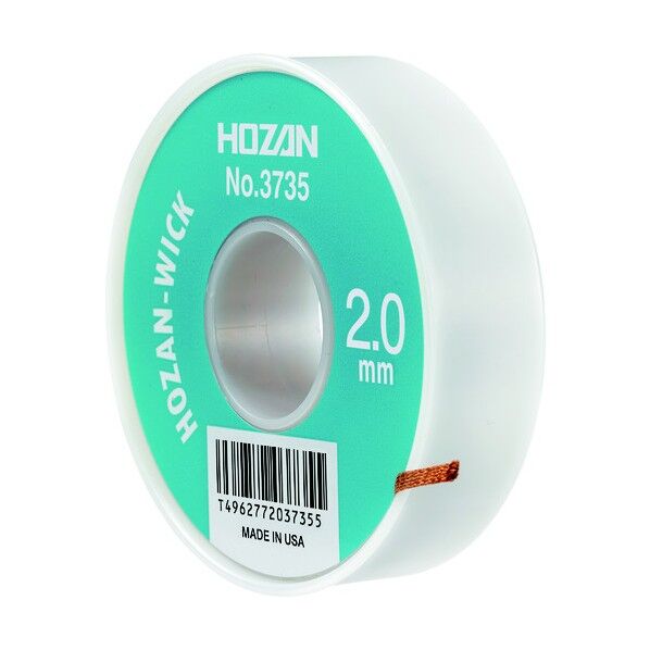 ホーザン ハンダ吸取線 2.0mm×15m No.3735 1個...