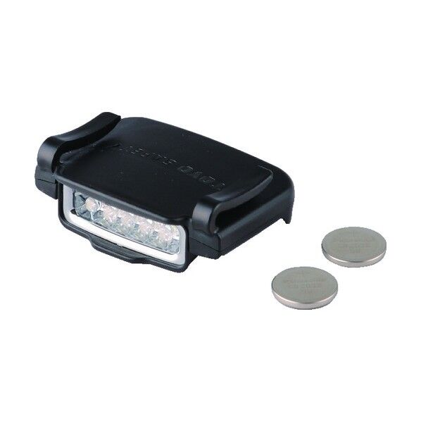 ヘルメット取付用バイザーライト