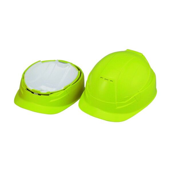 トーヨーセフティー 作業用防災用折りたたみヘルメットBLOOM3 MOVO 435 x 580 x 250 mm ライム NO.105LM 1点...