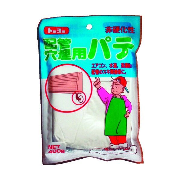 配管・穴埋め用パテ白400g(1個入)