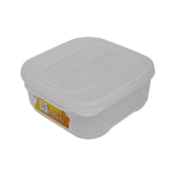 イデアル 正角小 浅型 クリアー (使用時)幅13.4×奥行12.7×高さ5.2Hcm ID-201 1個