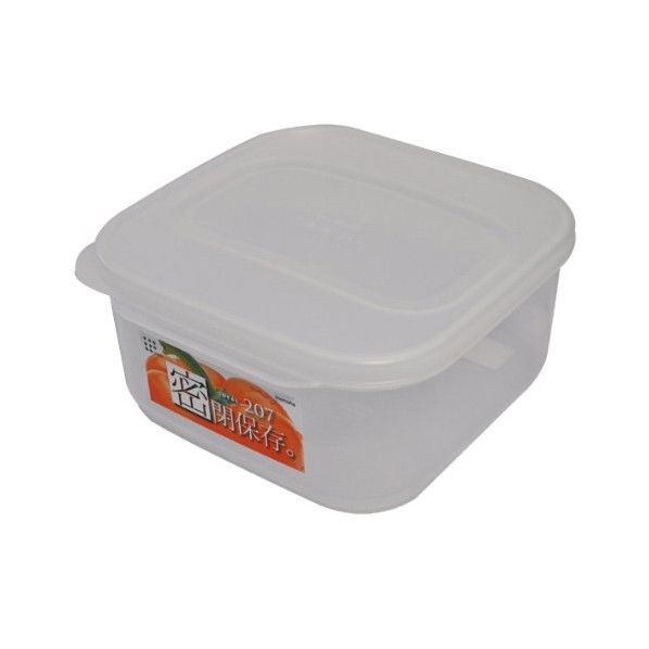 イデアル 正角中 レギュラー クリアー (使用時)幅15.6×奥行14.9×高さ7Hcm ID-207 1個