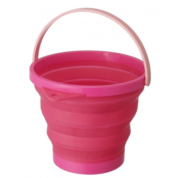 折りたたみバケツソフトシリコン8L ピンク 8L 206400 1個