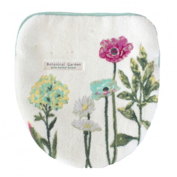 ボタニカルガーデン フタカバー グリーン 幅41.5×奥行46×厚さ1cm 1個