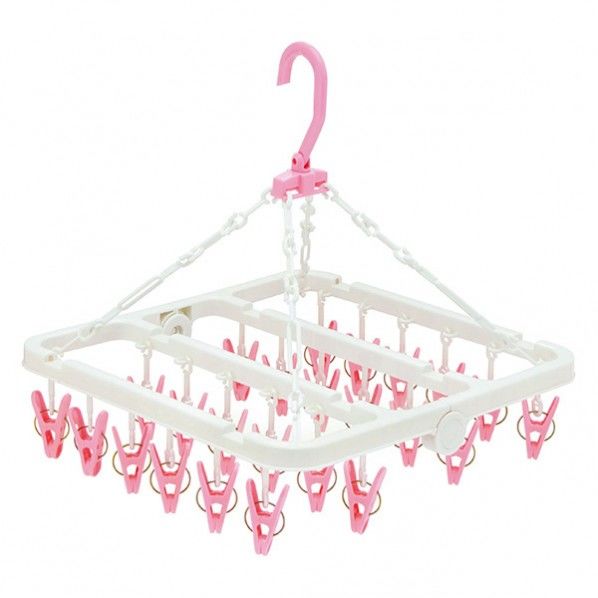 ML2 デリケートハンガー ピンク 幅34×奥行34×高さ36cm 1個