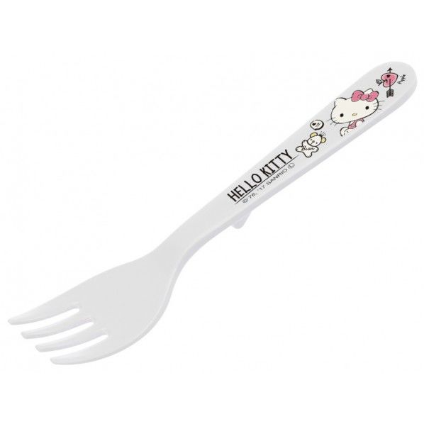 ハローキティ メラミン製デザートフォーク 幅3×奥行1.3×長さ14cm FM6 1個