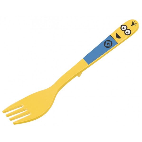 ミニオンズ メラミン製デザートフォーク 幅3×奥行1.3×長さ14cm FM6 1個