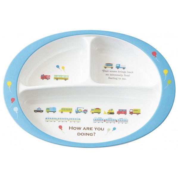 Beingアクティブ メラミン製ランチプレート 幅26×奥行19.5×高さ4cm M370 1個