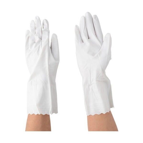 モデルローブNO140ビニールNP薄手Lホワイト NO140L-W 1点