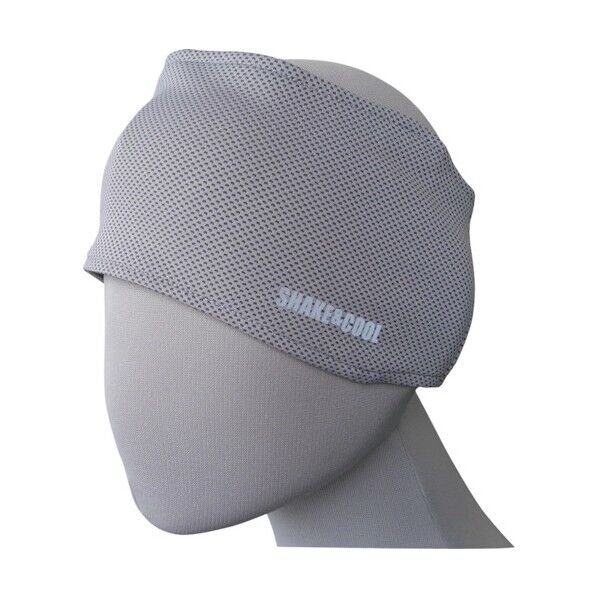 冷感ヘアバンド SHAKE & COOL仕様 グレー フリー No9690 1足