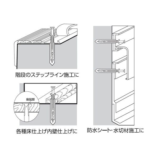 エビ印 ネイルプラグ(100本入)6X50mm 119 x 120 x 98 mm NP650 100本