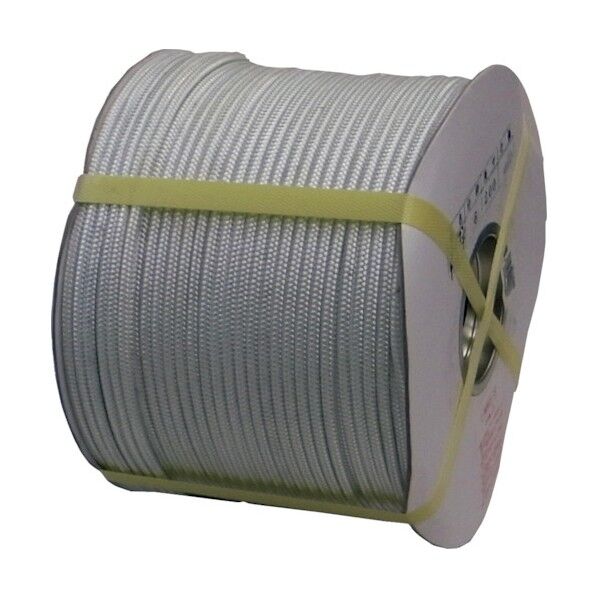 ナイロン16打コードドラム巻 薄グレー 6mm×200m NR16CORD-6X200-DR 1巻